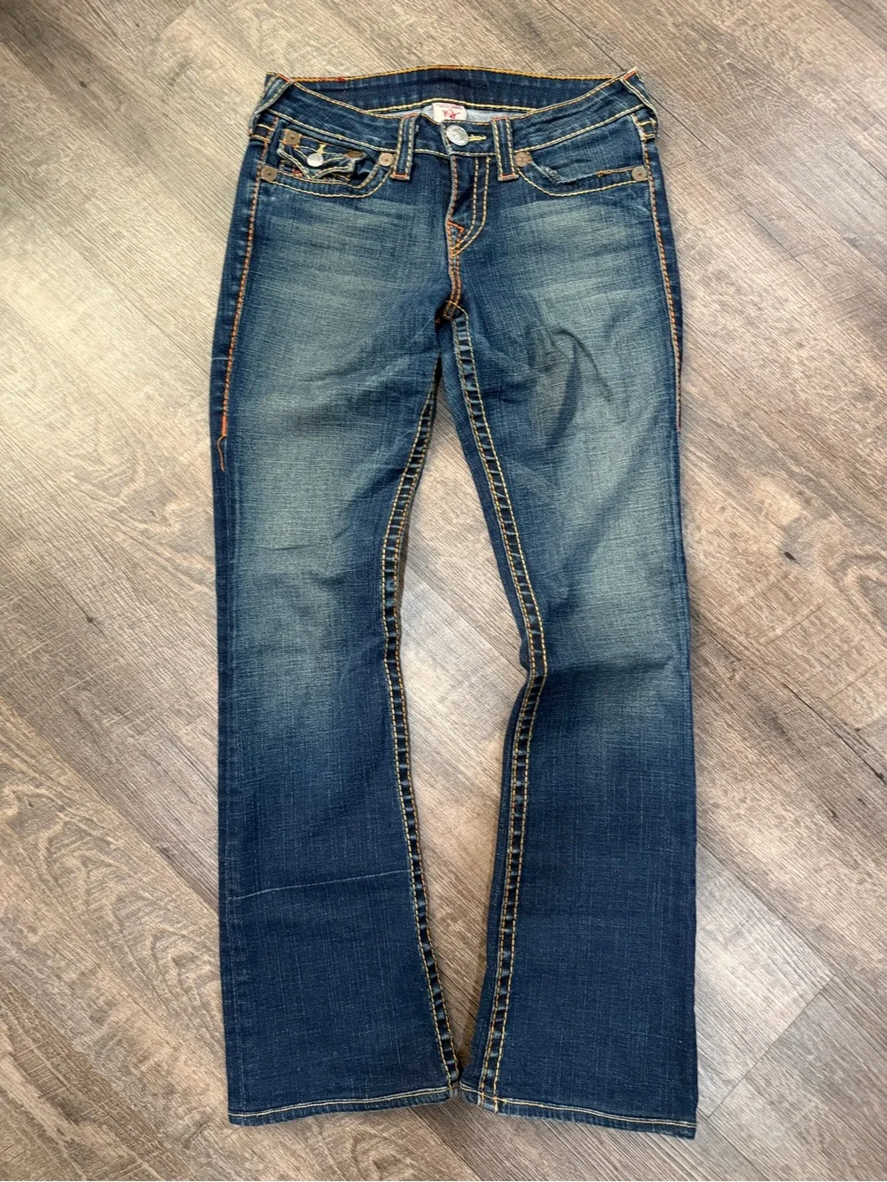 True Religion Dark Wash Bootcut Jeans